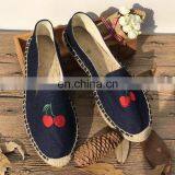 Wholesale New Arrival Women Embroidery Design Flat Shoes Espadrilles thumbnail-6