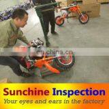 Quality Control of 50cc Dirtbike During Production/inspection Service in China