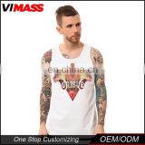 2016 new style 100% combed cotton gym custom tank top