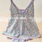 2015 Nifty and Sexy Underwear Set/cotton Top Set/chemise