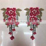 New Arrival 3D Red Flower Patch/applique Sew On/iron on thumbnail-6