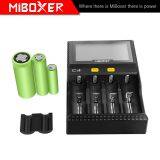 Miboxer C4 18650 Charger 4 Bays Charger for Ni-MH/Ni-Cd AAA/AA/C 26650 (100-800mAh)*4