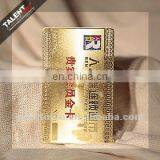 Custom Private Printing Metal Business Card With Emboss Number thumbnail-5