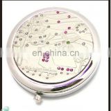High quality loverly fashion compact mirror, metal compact mirror