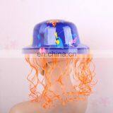 Fashion Party Hats Plastic Wig Hat Pvc Hat for Sale