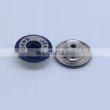 Fashion Moveable Blue Painted Cap Metal Jeans Button in Clothing