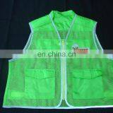 High Visibility Green Safety Vest With Reflective Safety Vest Roadway HI Viz Cheaping Hot Sale thumbnail-6