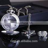 Game Fullmetal Alchemist Classic Pocketwatch Necklace Rings Antique Pocket Watches Quartz Pocket Watch thumbnail-2