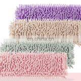 China Supply Water Absorbing Microfiber Fabric Chenille Flat Floor Cleaning Mop Magic Spinning Head Detachable Mop Head Cover thumbnail-3
