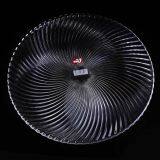 Dia 9.5inch Classical Design Round Glass Plate for Weeding Furit thumbnail-5