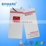 High Effect Customized Brand Name/logo Garment Paper Hang Tags With Ribbon String thumbnail-5