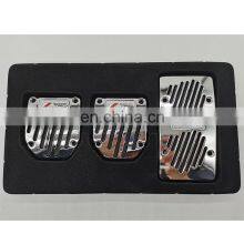 High Performance Gasoline Brake Shoe Clutch Accelerator Pedal Pad Set Aluminum Foot Scooter thumbnail-4