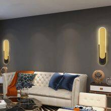 Led Wall Lights Minimalist Gold Indoor Lighting For Living Room Bedroom Bedside Home Decorative thumbnail-5
