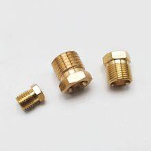 Copper Nut Hexagon Copper Screw PA-6 Suitable for 6MM Pipe Thread M10*1 thumbnail-2
