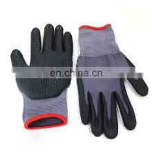 Air-Injected Foam Nitrile Dipped Gloves Abrasion Resistant Masonry Work Gloves Oil Proof Battery Change Gloves For Assembly Auto thumbnail-3