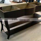 Manufacturer Wholesale Good Prices of Wood Vanity Base thumbnail-6