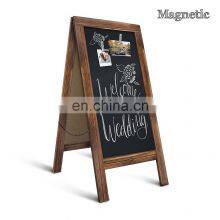 Rustic Magnetic A-Frame Advertising Chalkboard Sign 40