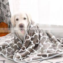 Trendy Polyester Warm Bed Private Label Luxury Soft Dogs Cats Custom Pet Blankets Wholesale thumbnail-2