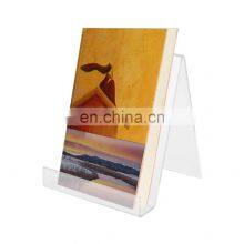 Customize Acrylic Easel Book Stand Holder Clear Acrylic Display Stand for Phone Music Record
