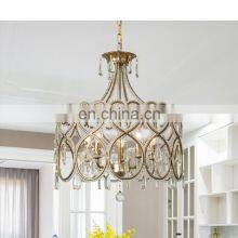 Modern Gold Chrome Luxury Crystal Electric Chandelier Pendant Lighting for Home Hotel Wedding Light thumbnail-2