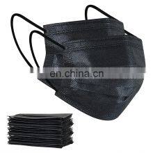 3 Layer Face Black Disposable Ply Cover Custom Cycle Dust Facemask Fashion For Earloop New Protection Wholesale Mask