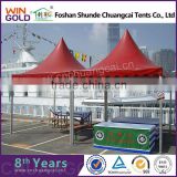 2014 aluminum square tube cheap square pagoda tent