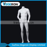 fiberglass stand headless male mannequin