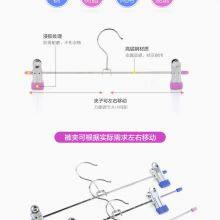 Hot Sale Steel Wire Pants Hanger With Clips thumbnail-3