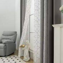 High Quality Factory Luxury Silk Curtains For Sophisticated Bedroom And Living Room Decor thumbnail-4