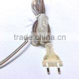 Transparent Switch Power Cord of VDE Approval