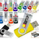 Wholesale 1gb / 2gb / 4gb Classic Metal Plastic Swivel USB Flash Drive