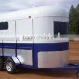 best design 2hal horse trailer for hot sale