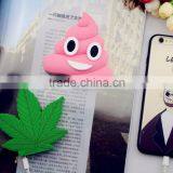 (Hot) Emoji Leaf Power Bank/Cartoon Leaf Power Charger/Cartoon Mobile Power