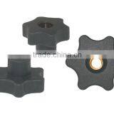 Six-Star Plastic Knob With Through Thread BK38.0049
