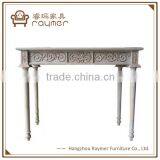 French Neo Classical Louis XVI Style Carved Console Table thumbnail-1