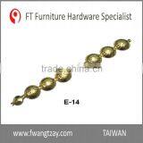 Made In Taiwan Length: 1M x Nail's Dia: 12 mm Nickel Classical Furniture Metal Sofa Staple Nail thumbnail-1