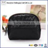 Women Mini Faux Leather Zipper Coin Bag With Keyring thumbnail-1