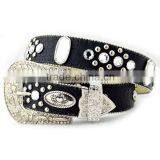 Wholesale Women's Rhinestone Western Leather Belts thumbnail-1
