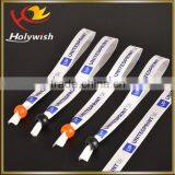 Customized White Plain Sublimation Print Wristbands for One Time Use thumbnail-3