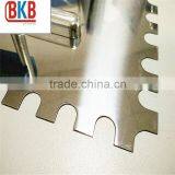 Notched Stainless Steel Plastering Trowel With Wooden Handle thumbnail-3