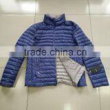 2016 Latest Designed Hidden Hood Jackets Softshell Jackets Ultralight Down Jackets AB Side Jacket Blue Double Side Wear