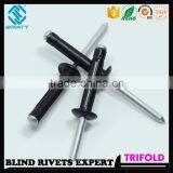 HIGH QUALITY FACTORY BLACK OXIDATION COLOR LSR/LS RIVETS FOR GLASS CURTAIN WALL