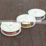 Best Price 0.8mm Jewelry Accessories Making DIY Essential Silver Gold Plated Copper Wire Craft Beads Jewelry Cord thumbnail-5