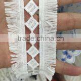 145yards 2'' Wide Venise Cotton Lace Trims Tassel Eyelet Fabric For Garment Accessory DIY Craft Supply Wholesale thumbnail-1