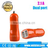 5V2A dual micro usb car adapter from OEM factory for iPhone