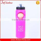 Logo Printed Black Sport Water Bottle With Custom Design PU Ball thumbnail-4