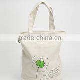 Fashion Style Organic Cotton Bag Recyclable Shopping Cotton Canvas Tote Bag