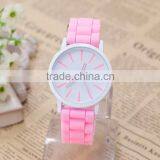 Fashion Summer Candy Color Electronic Quartz Movement Silicone Watches thumbnail-3