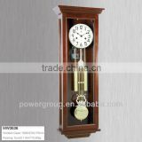 Pendulum clock with CE/FCC/ISO Wooden case power sweep movement Good quality MW3636
