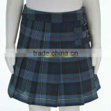 China wholesale knee length cotton school uniform plaid skirts                        
                                                                                Supplier's Choice